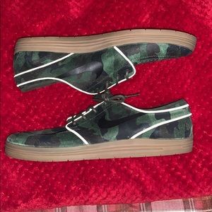 New Nike Janoski Camo Skate Shoes